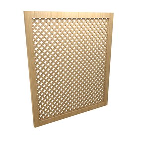 partition screen 3D model