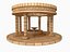 Colección Lowpoly Ancient Temples con interior