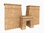 Colección Lowpoly Ancient Temples con interior