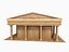 Colección Lowpoly Ancient Temples con interior