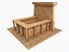 Colección Lowpoly Ancient Temples con interior