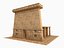 Colección Lowpoly Ancient Temples con interior