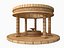Colección Lowpoly Ancient Temples con interior