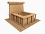 Colección Lowpoly Ancient Temples con interior