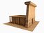 Colección Lowpoly Ancient Temples con interior