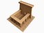 Colección Lowpoly Ancient Temples con interior