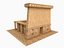 Colección Lowpoly Ancient Temples con interior