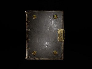 3D book artefact model