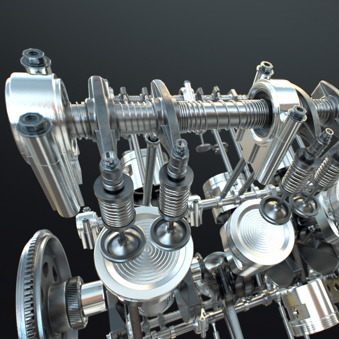 How A Car Engine Works Animation