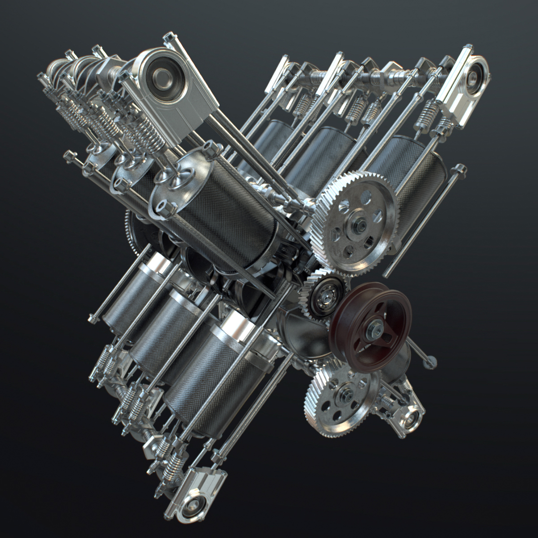 How A Car Engine Works Animation