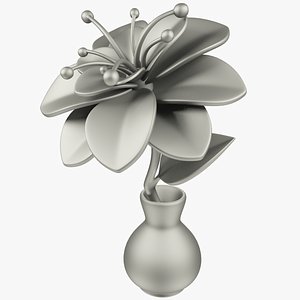Cartoon Flower Vase