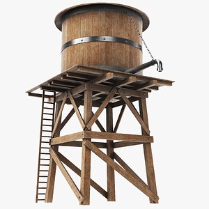 Detailed Western Water Tank