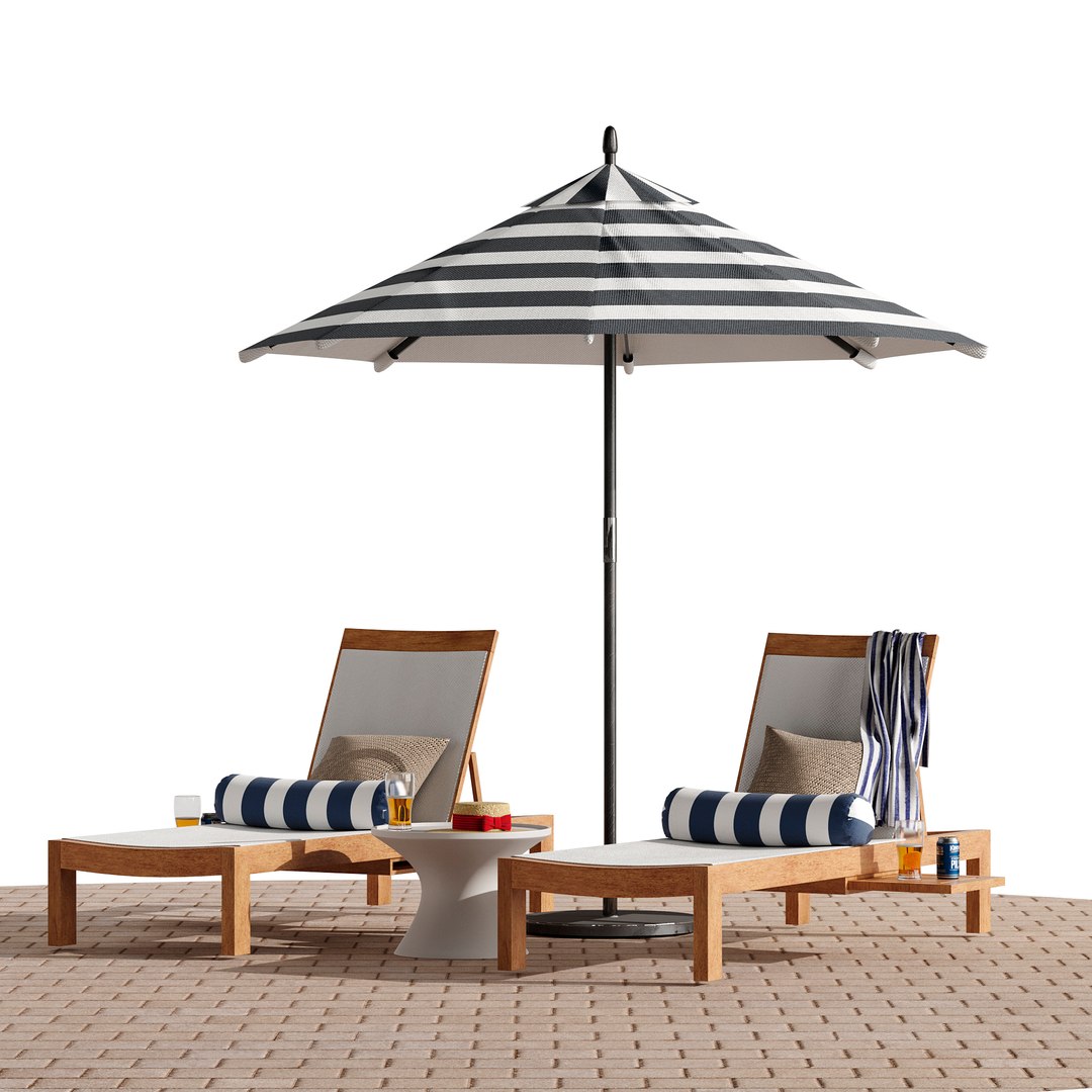 3D Beach umbrella and chaise longue set 8 model https://p.turbosquid.com/ts-thumb/CR/9IxFTy/4c/01__interactivelightmix_view06copy/jpg/1649330095/1920x1080/fit_q87/06e139251dd6929ef19092b585675b24937762b9/01__interactivelightmix_view06copy.jpg
