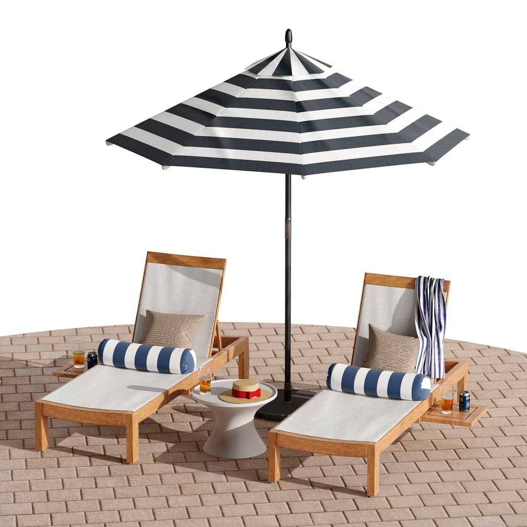 3D Beach umbrella and chaise longue set 8 model https://p.turbosquid.com/ts-thumb/CR/9IxFTy/Aw/01__interactivelightmix_view08copy/jpg/1649330113/1920x1080/fit_q87/19e247b594b3eae3d3ed61c5bf284dcd935d1573/01__interactivelightmix_view08copy.jpg
