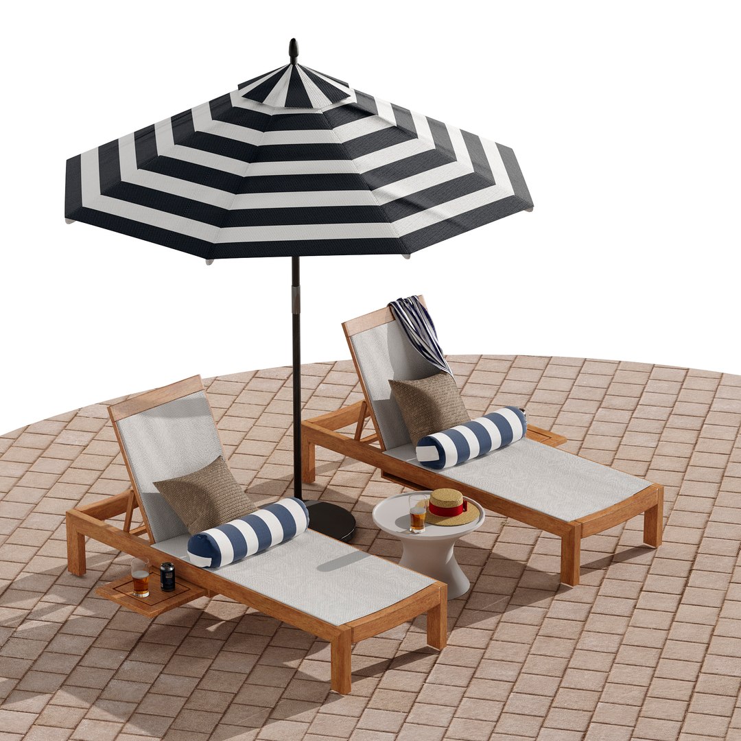 3D Beach umbrella and chaise longue set 8 model https://p.turbosquid.com/ts-thumb/CR/9IxFTy/oU/01__interactivelightmix_view12copy/jpg/1649330118/1920x1080/fit_q87/34310ca1cf64927071f4826ef419662a16fae106/01__interactivelightmix_view12copy.jpg