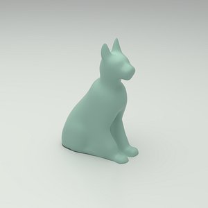 Cat low-poly model