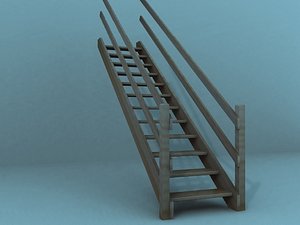 free obj model stairs