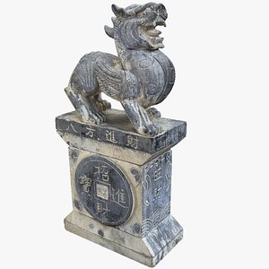 3D model Chinese Stone Sculpture 3d scan