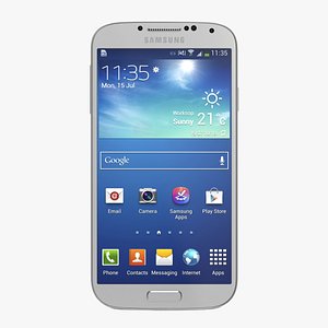Samsung Galaxy S4 White 3D Model