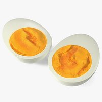 Hard Boiled Egg Halves