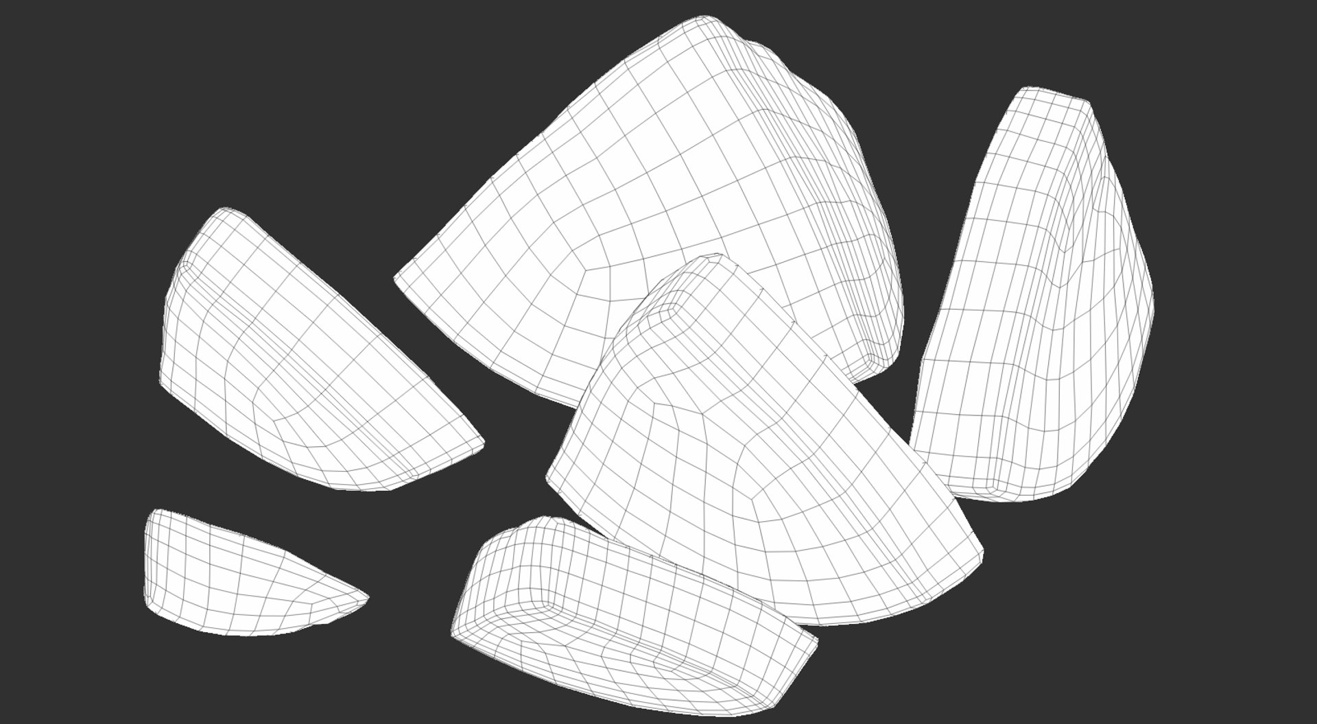 Sliced Watermelon Set 6 Pieces 3D model https://p.turbosquid.com/ts-thumb/CR/SVB4s0/1I/wireframe_03/jpg/1695684258/1920x1080/fit_q87/e05d93fac37f8b73890cab4830eab28427209250/wireframe_03.jpg