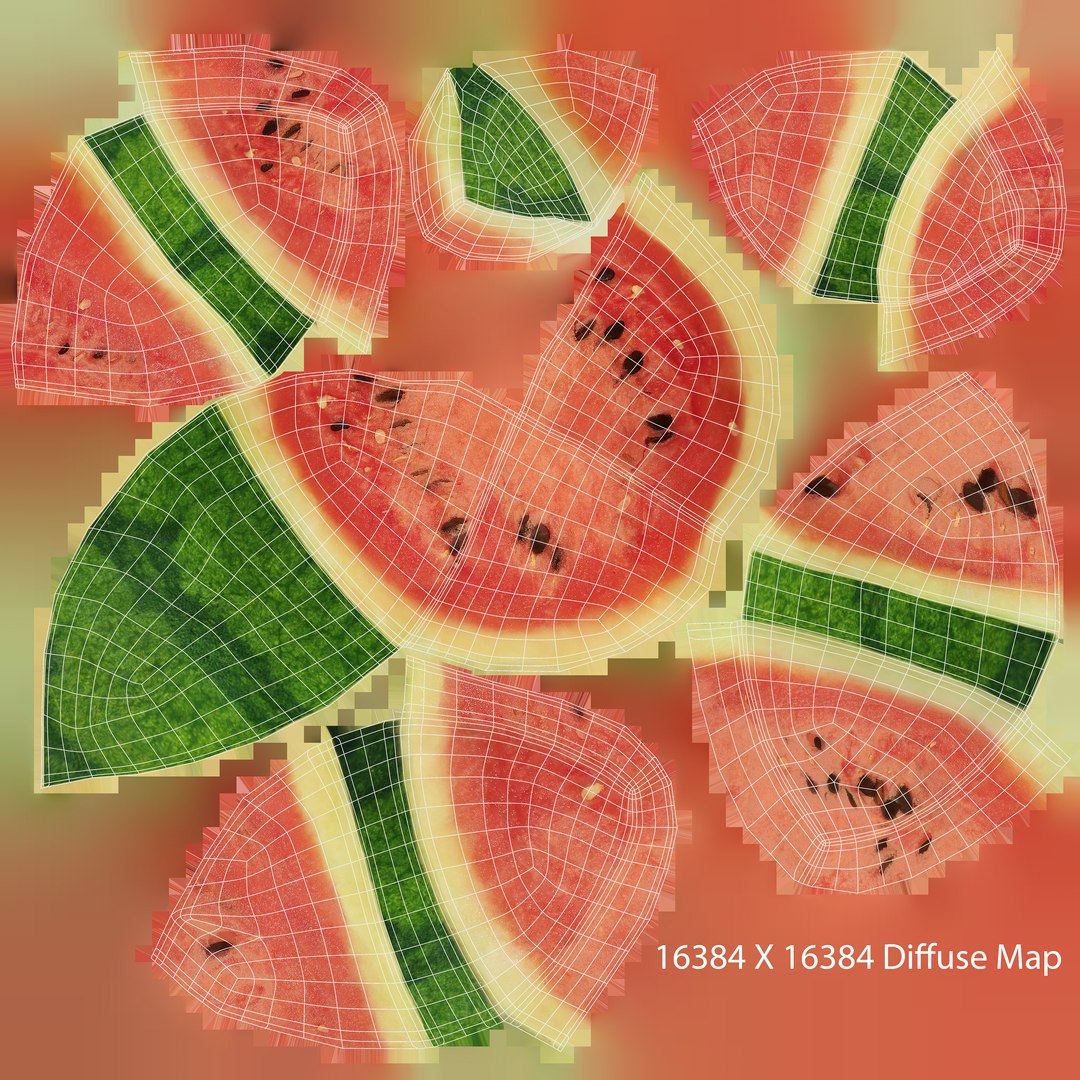 Sliced Watermelon Set 6 Pieces 3D model https://p.turbosquid.com/ts-thumb/CR/SVB4s0/AG/uv01/jpg/1695666594/1920x1080/fit_q87/a330e0639f1296b615de320ffad36b591598df32/uv01.jpg