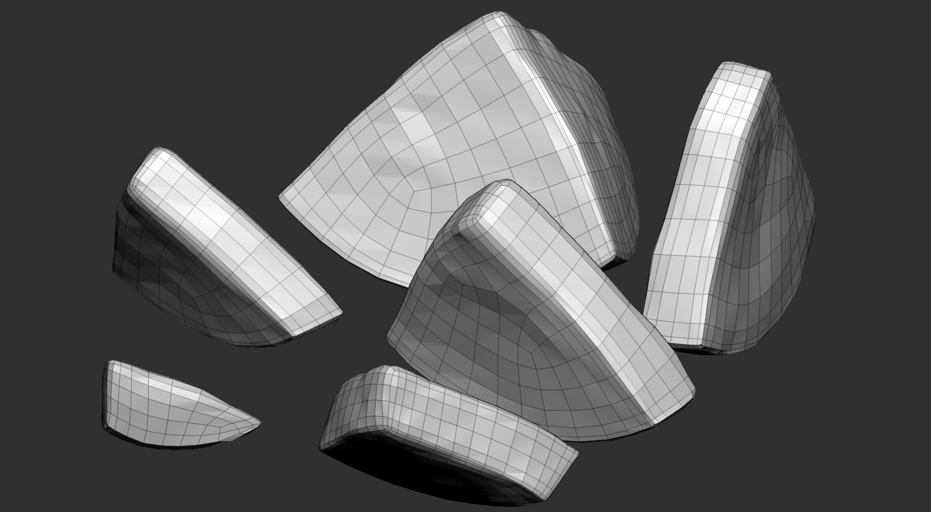 Sliced Watermelon Set 6 Pieces 3D model https://p.turbosquid.com/ts-thumb/CR/SVB4s0/Xl/wireframe_04/jpg/1695684259/1920x1080/fit_q87/d777990adcd822f0707f55923741a89d5152756f/wireframe_04.jpg