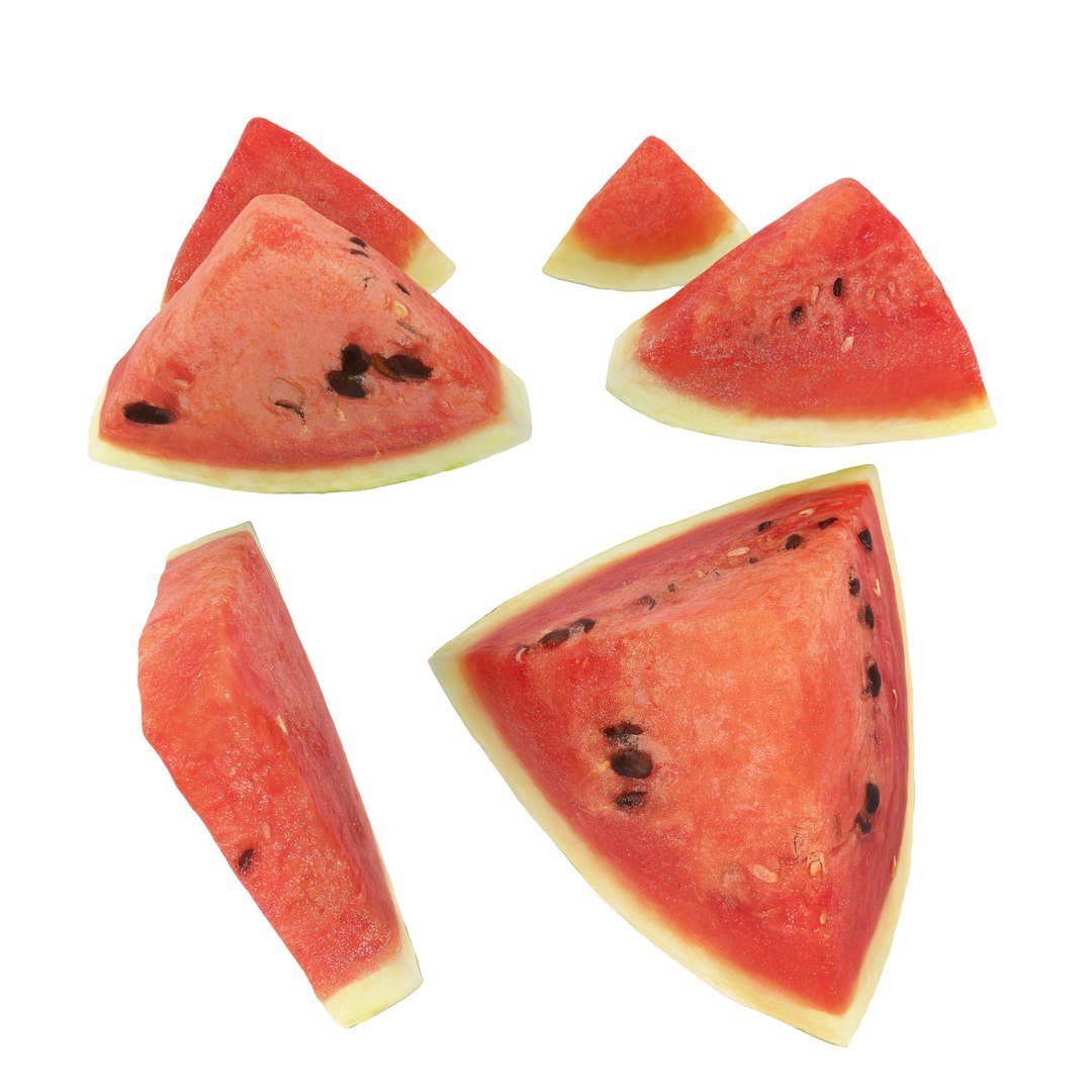 Sliced Watermelon Set 6 Pieces 3D model https://p.turbosquid.com/ts-thumb/CR/SVB4s0/gO/z09/jpg/1695666557/1920x1080/fit_q87/3cc0e9d5fb3d540ed8d64612dbdff175052c1fa7/z09.jpg