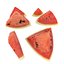 Sliced Watermelon Set 6 Pieces