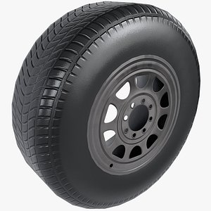 Rim And Tire V6 3D model