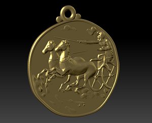 double sided Greek pendant   two options