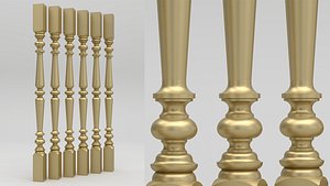 3D Carved Baluster