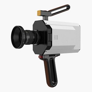 kodak super 8 movie camera 3D model
