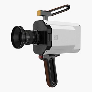 Kodak Super 8 Movie Camera 3D Model