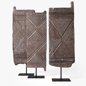 igbo door nigeria - 3D model