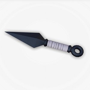 Kunai Weapon Low-poly PBR 3D model