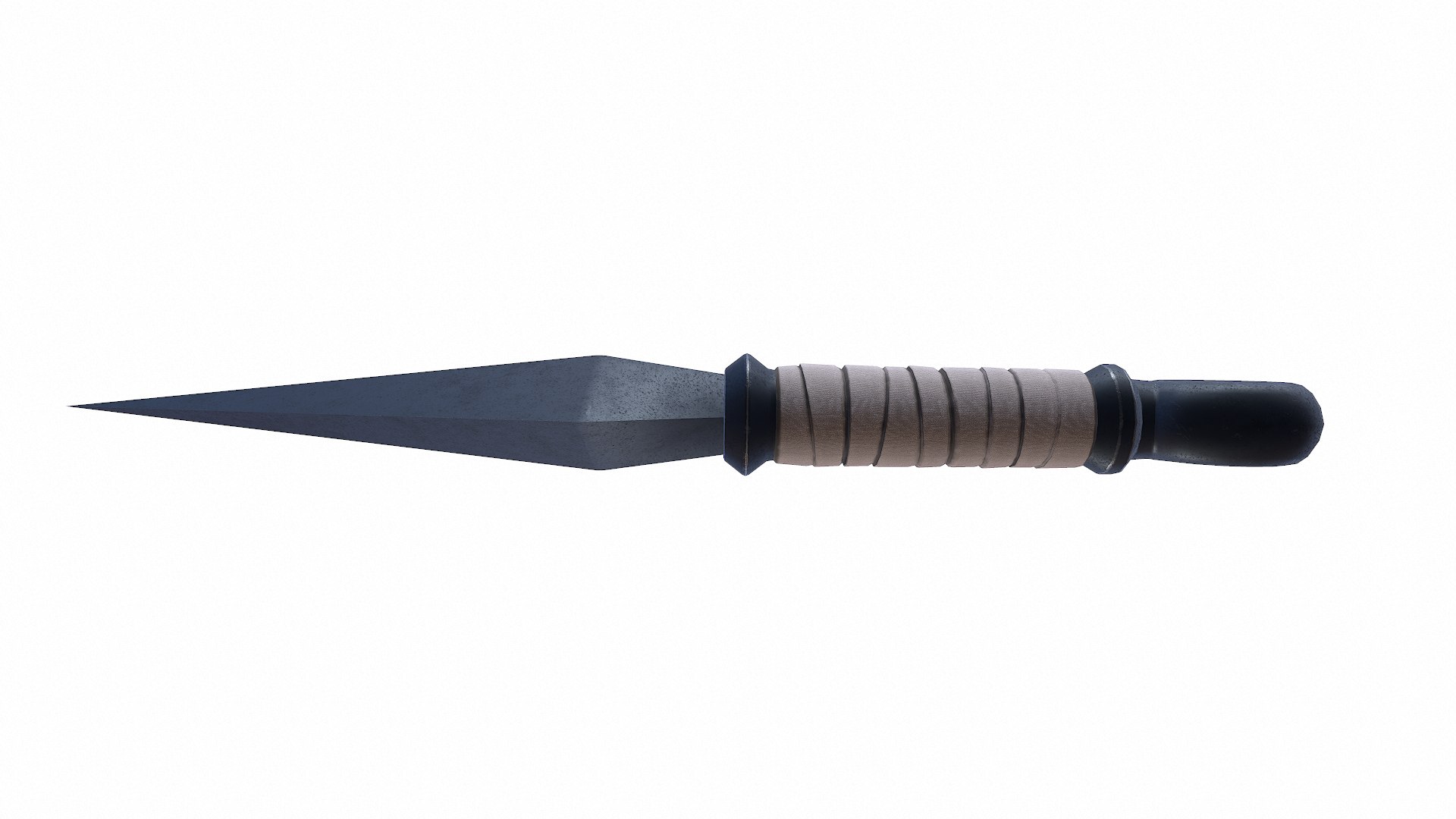 Kunai Weapon Low-poly PBR 3D model https://p.turbosquid.com/ts-thumb/CR/cNt6fZ/XF/screenshot017/png/1764572878/1920x1080/fit_q87/06debeca6a25e2870690eb4552cba2c7648baeff/screenshot017.jpg