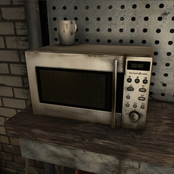 microwave real time 3d model