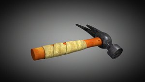 3D carpenter hammer work