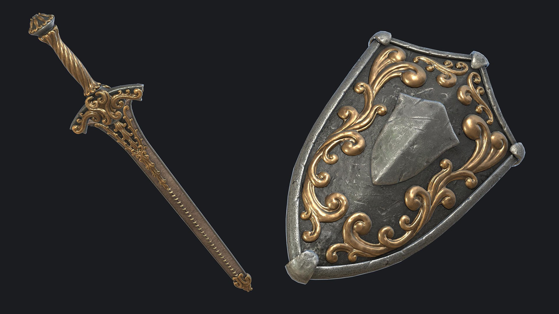 3D pbr fantasy sword scabbard model https://p.turbosquid.com/ts-thumb/CR/hMX3yc/5UpMoRgv/screen_00/jpg/1579354263/1920x1080/fit_q87/c32366d3d76f3d1e959bc39deb85693207362763/screen_00.jpg