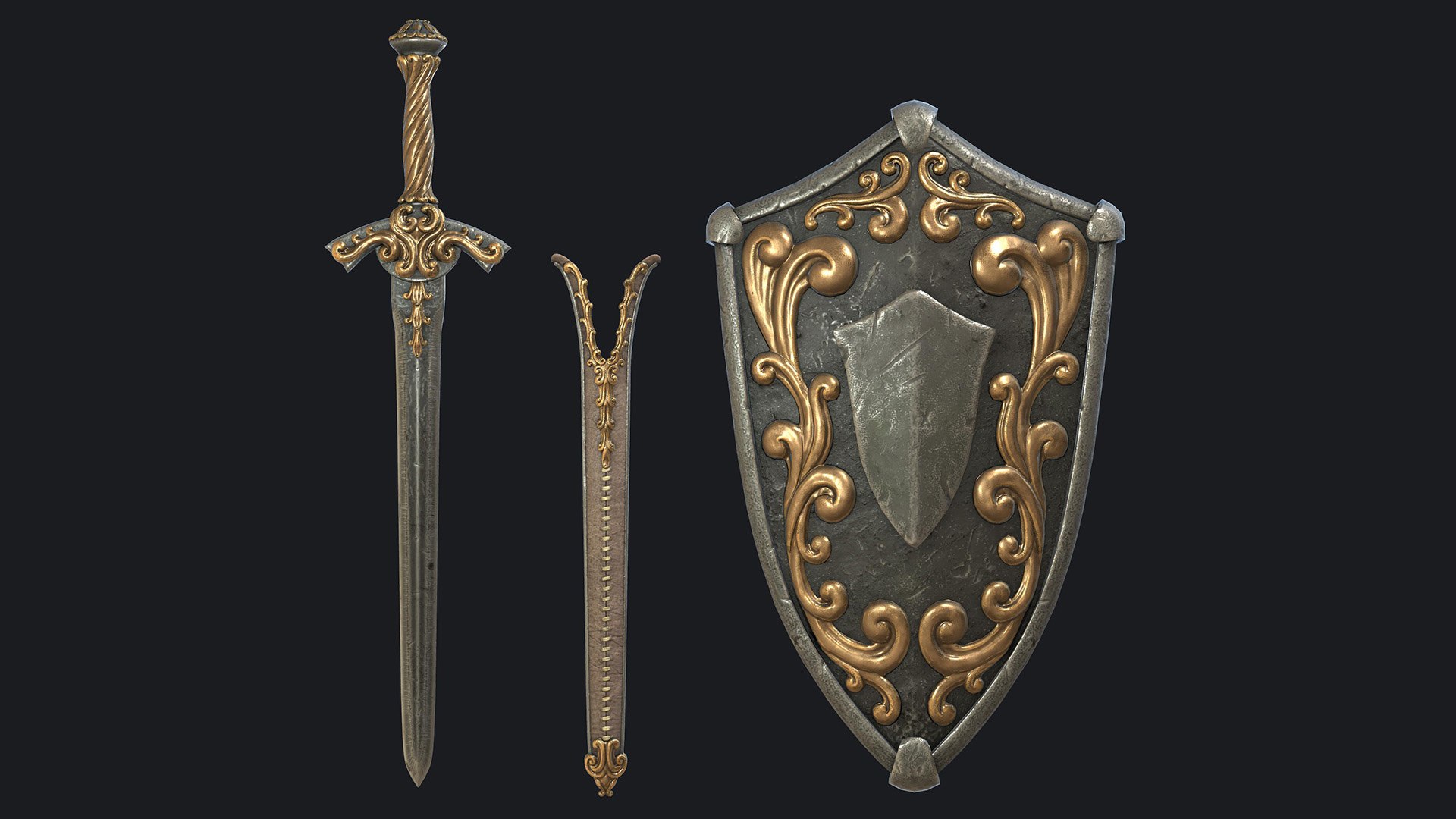 3D pbr fantasy sword scabbard model https://p.turbosquid.com/ts-thumb/CR/hMX3yc/IJg75UKH/screen_02/jpg/1579354297/1920x1080/fit_q87/a48d05b33e46cd59a13603ee5f20138c1f87ec6f/screen_02.jpg