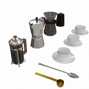 coffee equipment 3D model