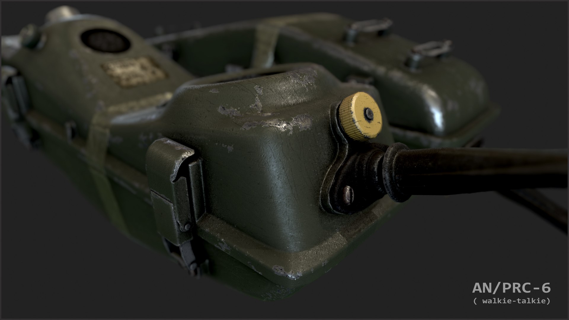 U S Talkie Prc-6 3D Model - TurboSquid 1232461