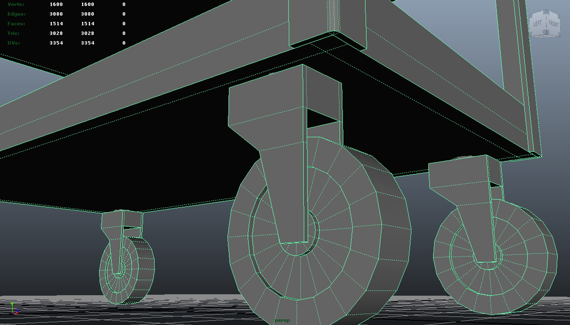 3d Model Instrumental Table