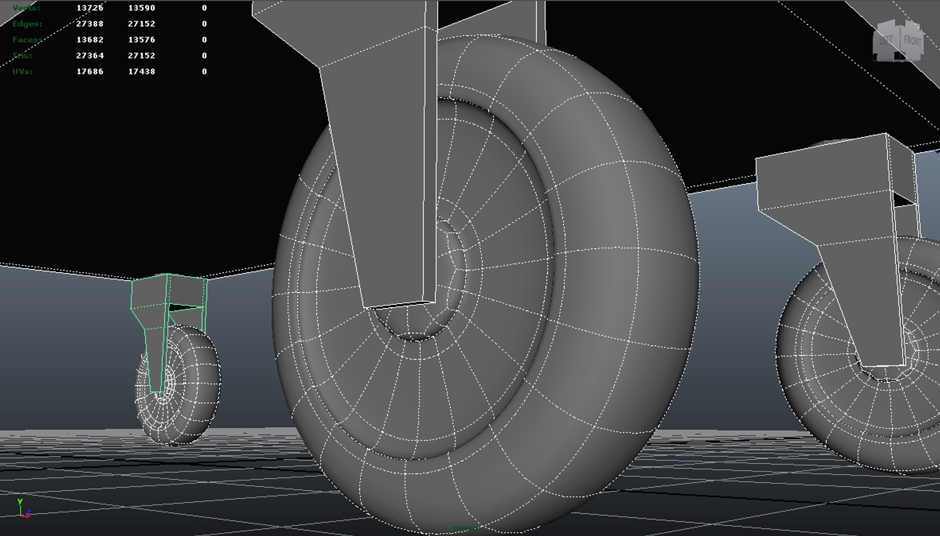 3d Model Instrumental Table