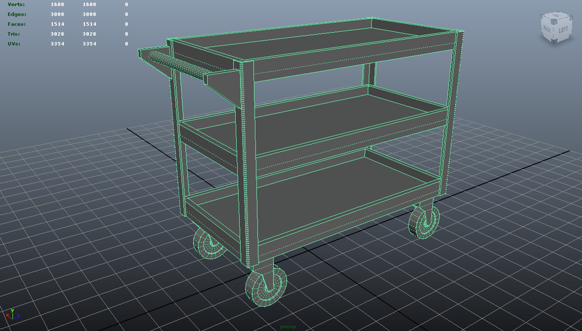 3d Model Instrumental Table