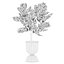 Grande ficus lyrata em vaso de flores moderno
