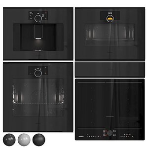 3D Kitchen Appliances Gaggenau Minimalistic model