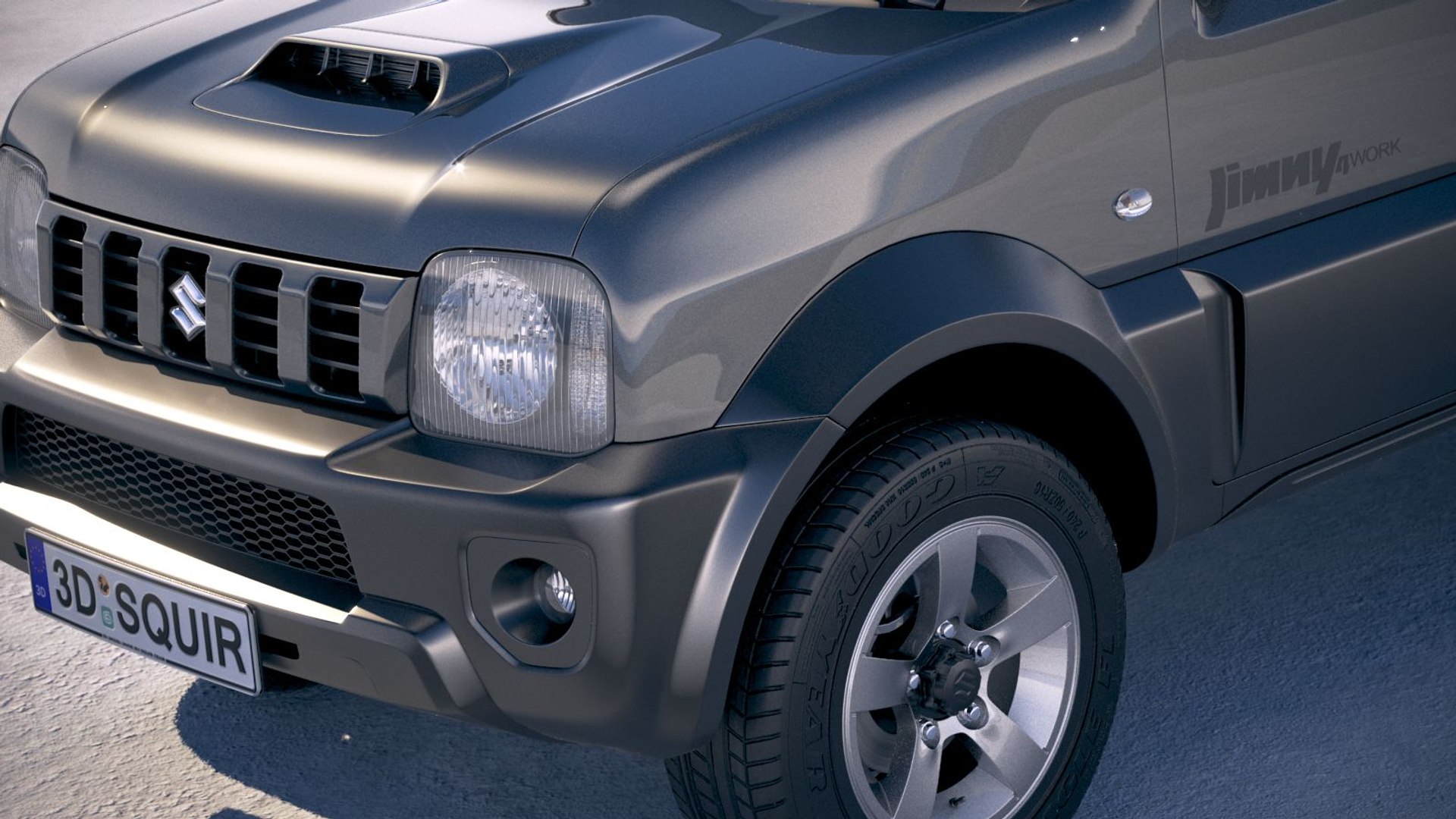 Suzuki Jimny 2018 3D Model - TurboSquid 1346182