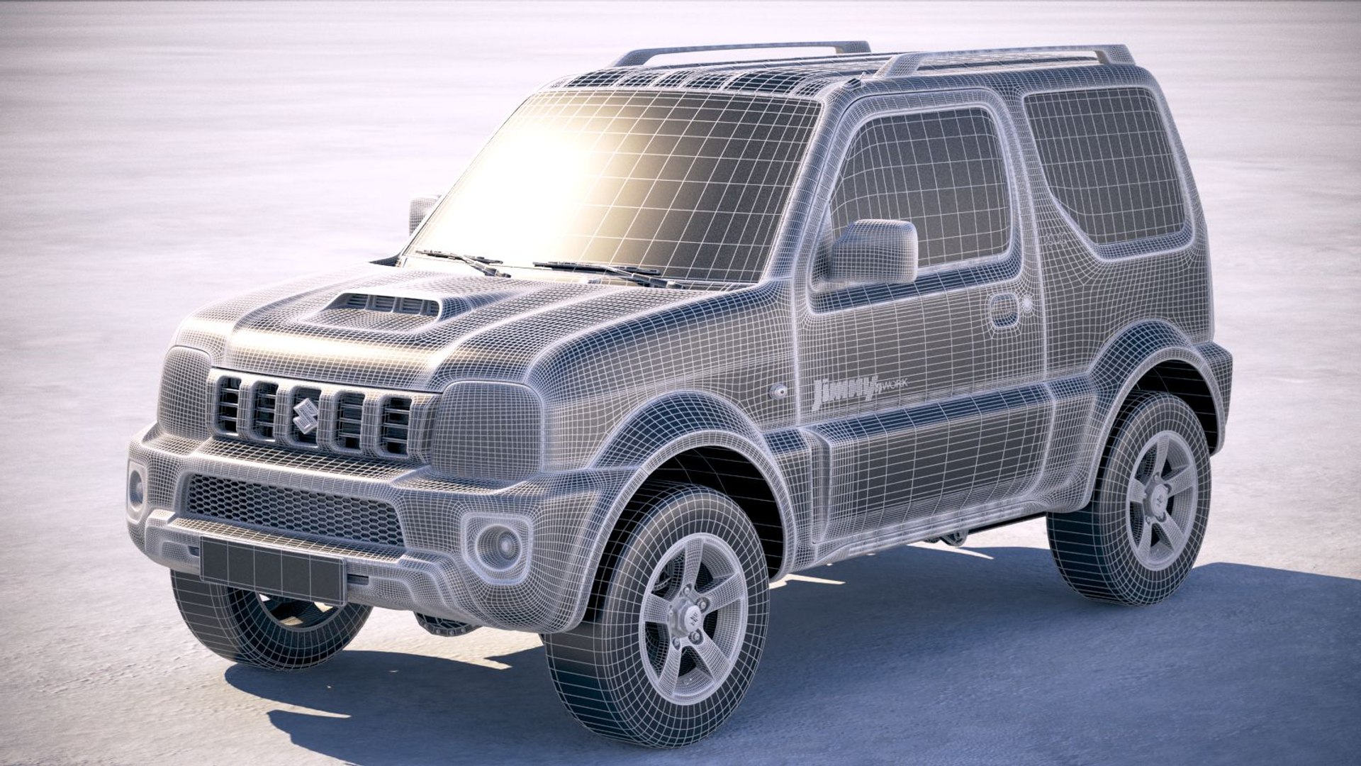 Suzuki Jimny 2018 3D Model - TurboSquid 1346182